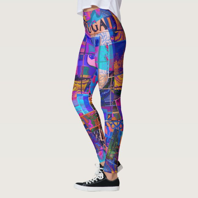Portugiesische Muster Leggings (Links)