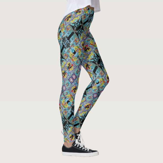 Portugiesische Muster Leggings (Rechts)