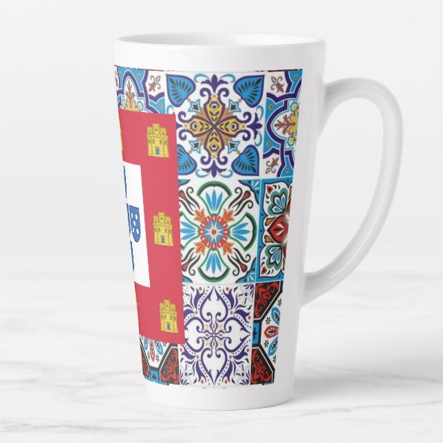Portugiesische Muster Milchtasse (Rechts)