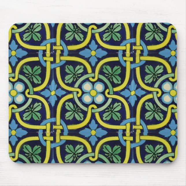 Portugiesische Muster Mousepad (Vorne)