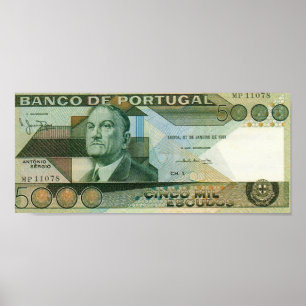 Portugiesische Muster Poster