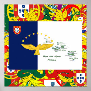 Portugiesische Muster Poster