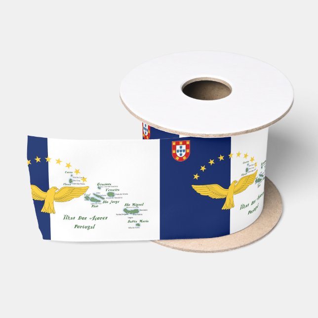 Portugiesische Muster Satinband (Spule)