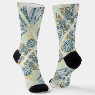 Portugiesische Muster Socken