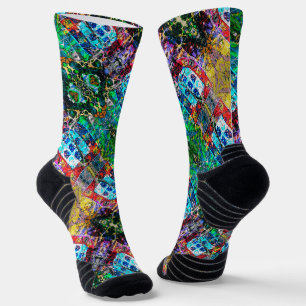 Portugiesische Muster Socken