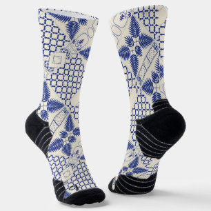 Portugiesische Muster Socken