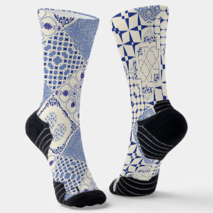 Portugiesische Muster Socken