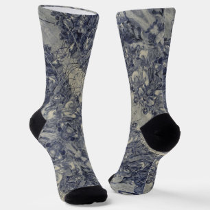 Portugiesische Muster Socken