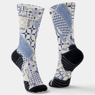 Portugiesische Muster Socken