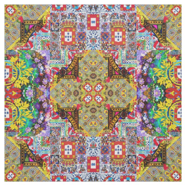 Portugiesische Muster Stoff (Muster)