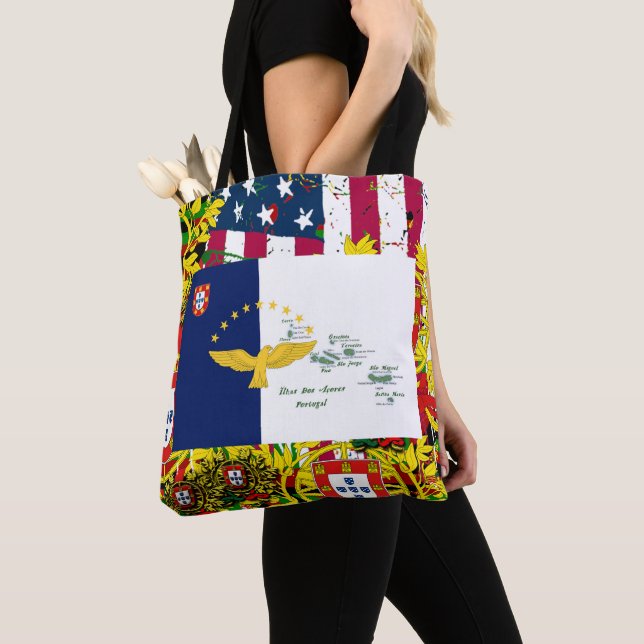 Portugiesische Muster Tasche (Von Nahem)