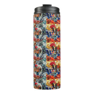 Portugiesische Muster Thermosbecher