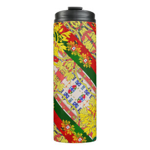 Portugiesische Muster Thermosbecher