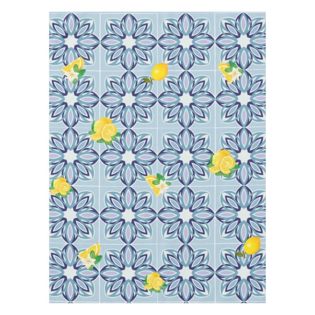 Portugiesische Muster. Tischdecke (Vorderseite)