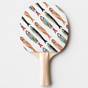 Portugiesische Muster Tischtennis Schläger