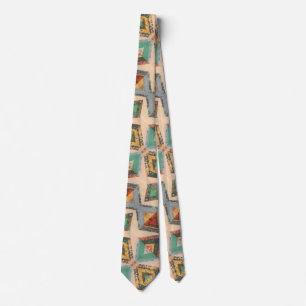 Portugiesische Muster und Leggings Krawatte