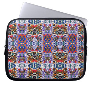 Portugiesische Muster und Leggings Laptopschutzhülle