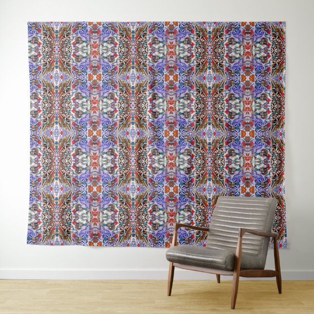 Portugiesische Muster Wandteppich (Beispiel (Horizontal))
