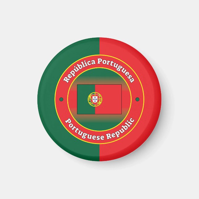 Portugiesische Republik Magnet (Vorne)