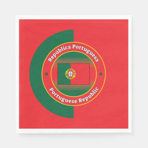Portugiesische Republik Serviette