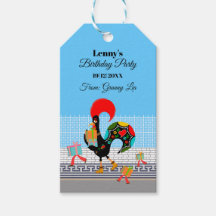 Portugiesische Rooster mit Geschenken 1. Geburtsta