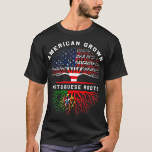Portugiesische Roots American Grown Tree Family He T-Shirt