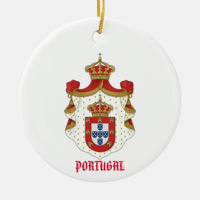Portugiesische Royal Coat of Arms Ornament (Vorne)