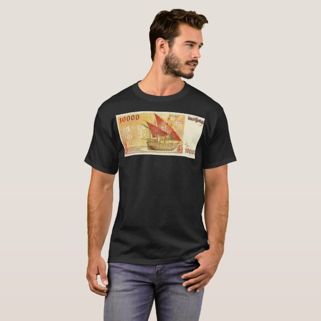 Portugiesische Schriften T-Shirt (Vorne ganz)