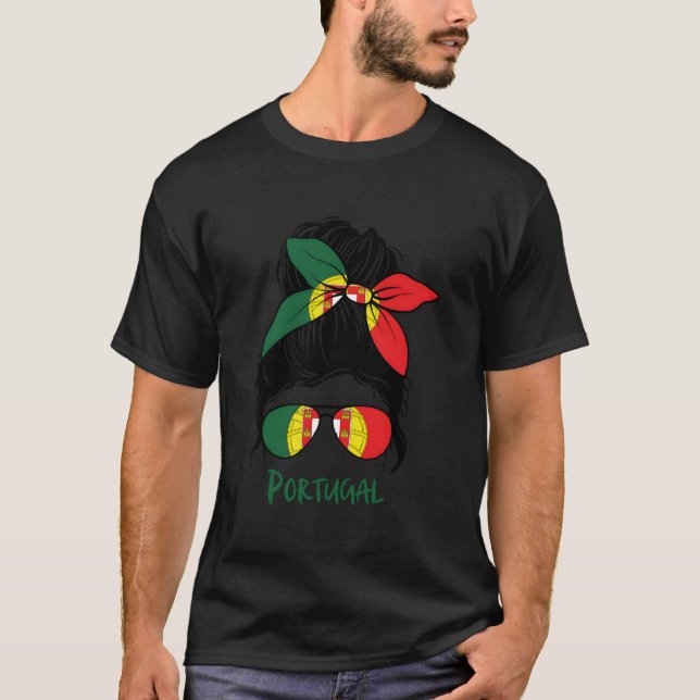 Portugiesische Staatsflagge T-Shirt (Vorderseite)