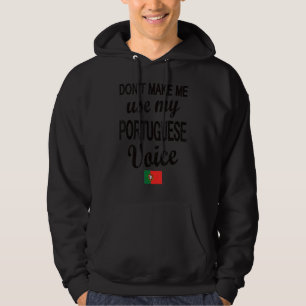 Portugiesische Stimme Portugal Flagge Portugiesisc Hoodie