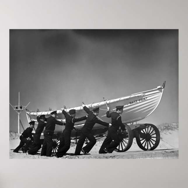 Portugiesische SurfbootCrew: 1942 Poster (Vorne)