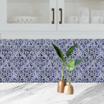 Portugiesische Tiles - Azulejo Blau und Weiße Flor Fliese<br><div class="desc">Handgemalte traditionelle Fliesen aus Portugal. Muster der Perfektion. Azulejo blaue und weiße Blumenblätterfliesen Kunstwerke. Die perfekte Dekoration,  das ideale Geschenk für jeden Anlass.</div>