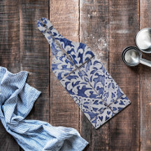 Portugiesische Tiles - Azulejo Blau und Weiße Flor