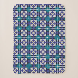 Portugiesische Tiles - Azulejo Diamond Geometric Sherpadecke