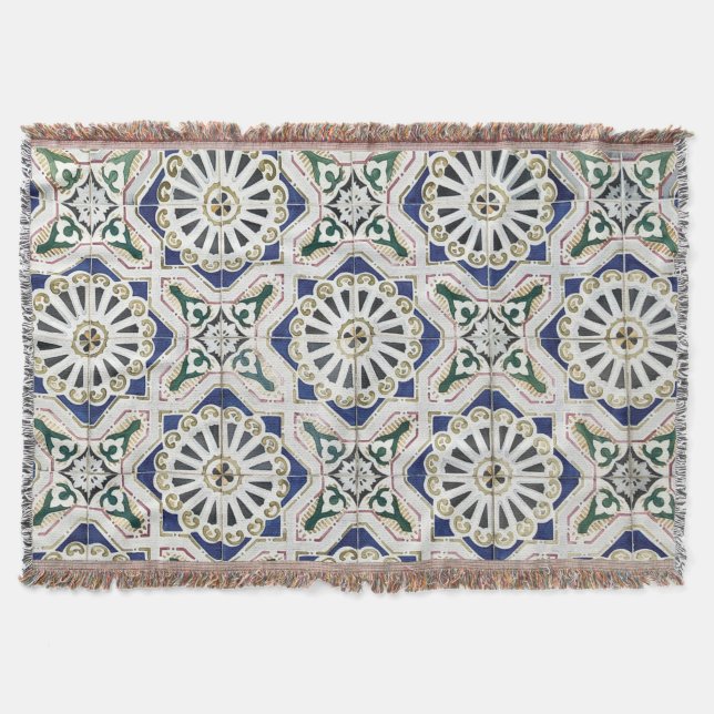 Portugiesische Tiles - Azulejo - farbenfrohe Geome Decke (Vorderseite)