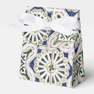 Portugiesische Tiles - Azulejo - farbenfrohe Geome Geschenkschachtel