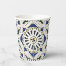 Portugiesische Tiles - Azulejo - farbenfrohe Geome