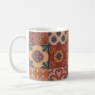 Portugiesische Tiles: Talavera Style Azulejo. Kaffeetasse