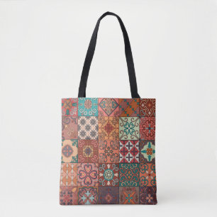 Portugiesische Tiles: Talavera Style Azulejo. Tasche