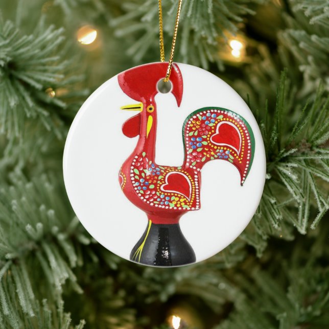 Portugiesische Volkskunst Keramik Ornament (Baum)