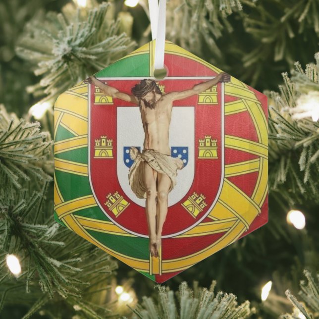 portugiesische Volkskunst-Keramik Ornament Aus Glas (Insitu)