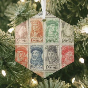 Portugiesische Volkskunst Ornament Aus Glas