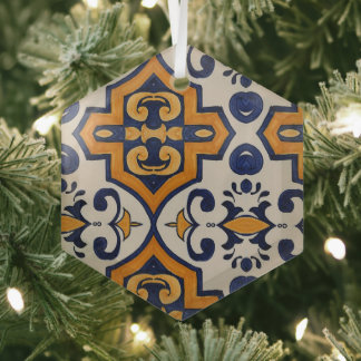 Portugiesische Volkskunst Ornament Aus Glas
