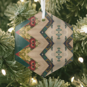 Portugiesische Volkskunst Ornament Aus Glas