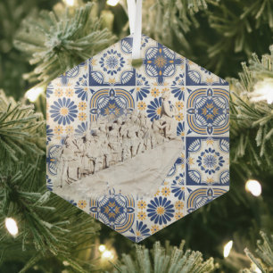 Portugiesische Volkskunst Ornament Aus Glas