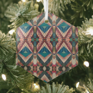 Portugiesische Volkskunst Ornament Aus Glas