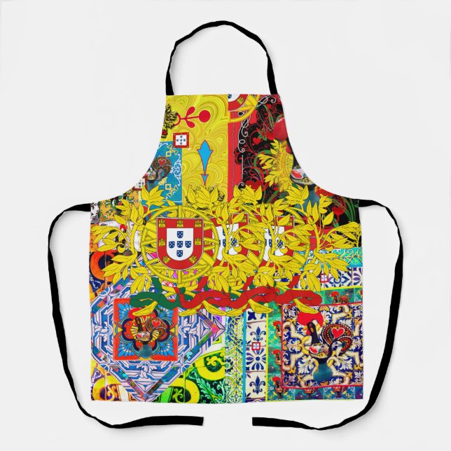 Portugiesische Volkskunst Schürze (Vorderseite)