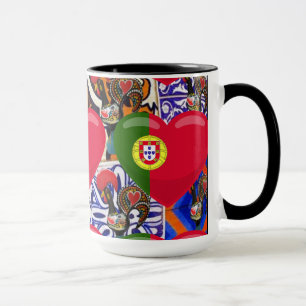 Portugiesische Volkskunst-Tasse Tasse