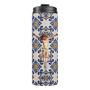 Portugiesische Volkskunst Thermosbecher
