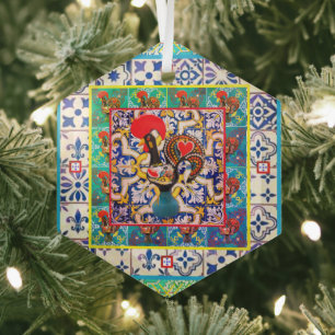 Portugiesische Volksmusik Ornament Aus Glas